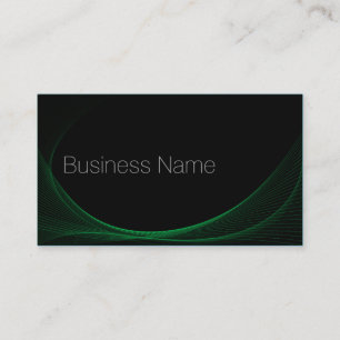 Guay Black & Light Green Wireframe - Tarjeta de vi