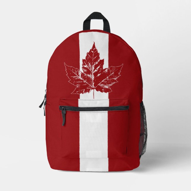 Guay Canada hace la mochila de las bolsas de hojas (Anverso)
