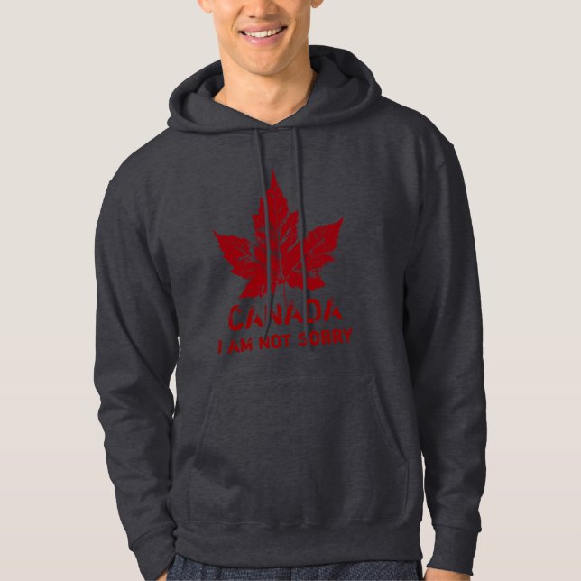 Guay Canada Hoodie Retro No Lo Siento, Canadá Top (Anverso)