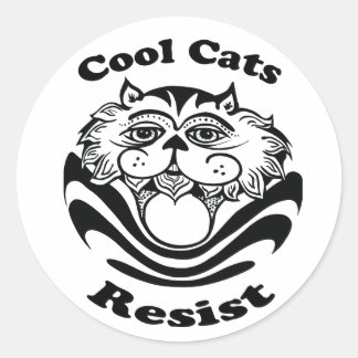 Guay Cats Resist - pegatinas