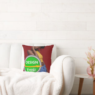 ¡Guay! Cojín decorativo 16" x 16" Algodón - Person