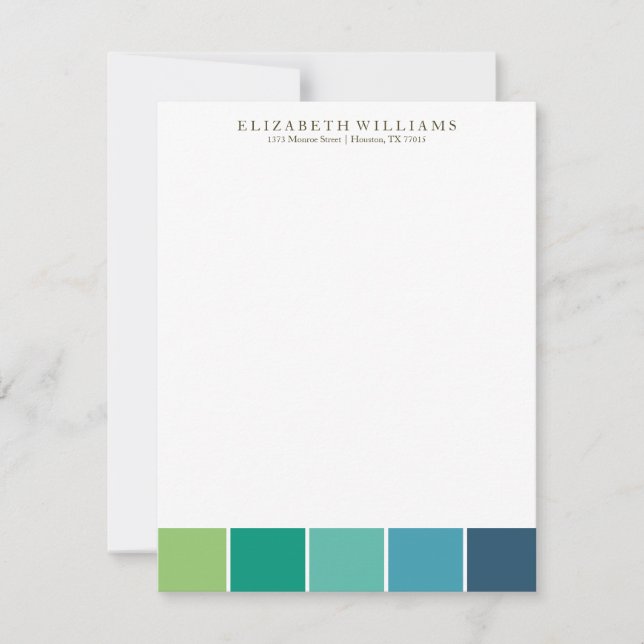 Guay Color Blocks Gracias a las tarjetas (Anverso)