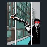 Guay Comic libro pop arte estilo ilusión óptica 3d<br><div class="desc">Agarra este genial poster de ilusión óptica 3d si te gusta el retro, los cómics, las películas y el arte pop. Tiene un efecto 3d para ser más impresionante. Es el mejor regalo para una novia nerd, un novio o un amigo que ama las historietas, superhéroes o super villanos. Este...</div>