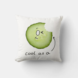Guay como almohada del carácter del pepino