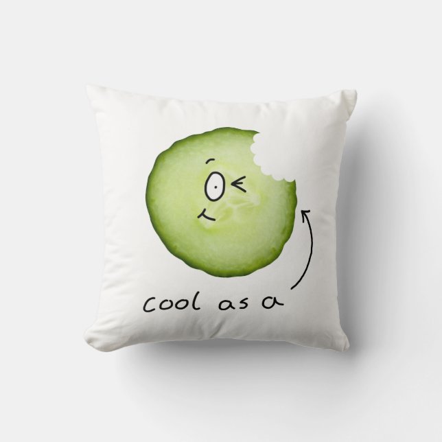 Guay como almohada del carácter del pepino (Anverso)