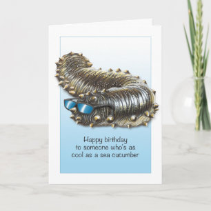 Guay como tarjeta de cumpleaños Sea Cucumber