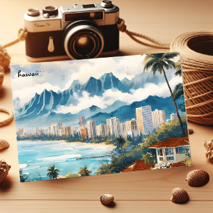 Guay compra tarjetas postales de Hawái