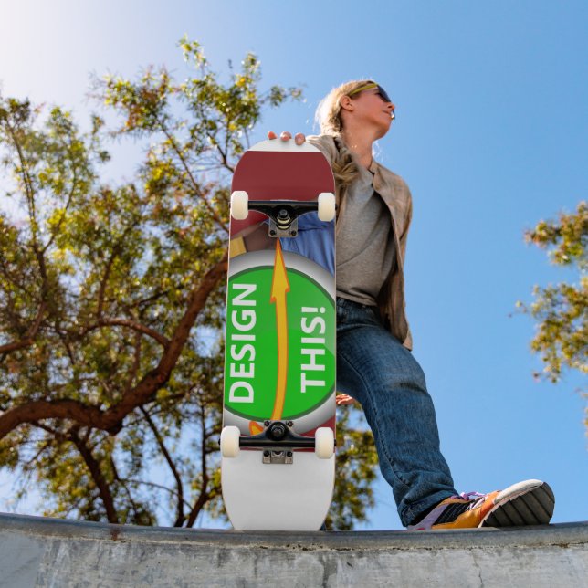 ¡Guay! Cubierta para skateboard - 7 7/8" - Persona (Exterior 1)