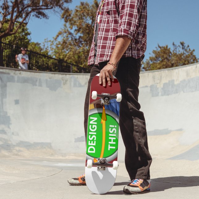 ¡Guay! Cubierta para skateboard - 8" - Personaliza (Exterior 2)