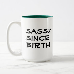Guay desde su nacimiento divertido diseño de tazas