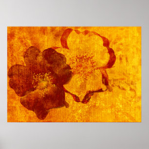 Guay, diseño de arte único de estilo amarillo rojo