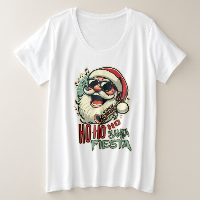 Guay divertido Santa Claus con gafas de sol - Ho-h (Anverso del diseño)