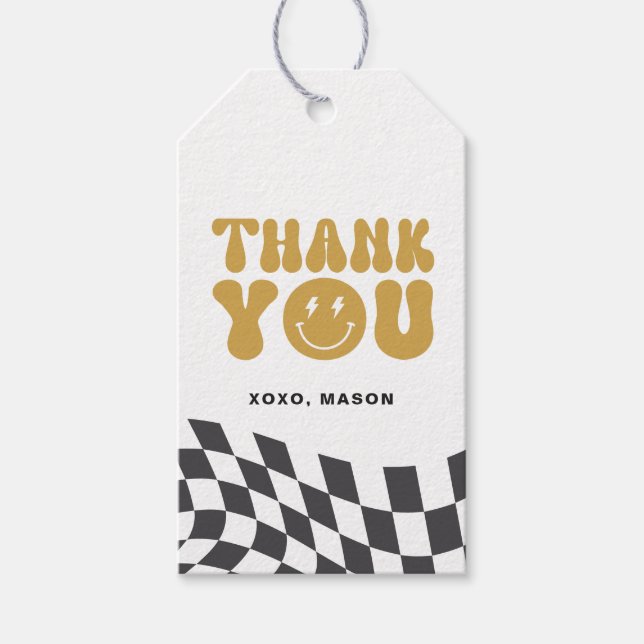 Guay Dude Gracias Etiqueta ・ Etiqueta De Regalo ・  (Anverso)