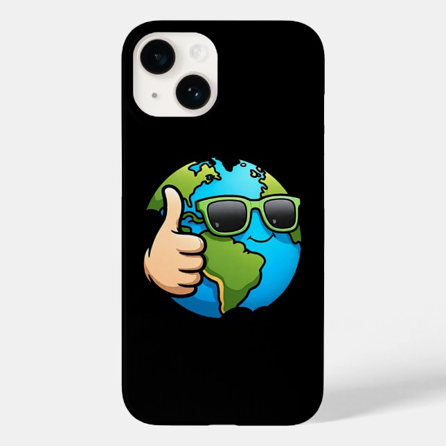 Guay Earth Emoji iPhone 14 Funda Eco Vibes Gift (Reverso )