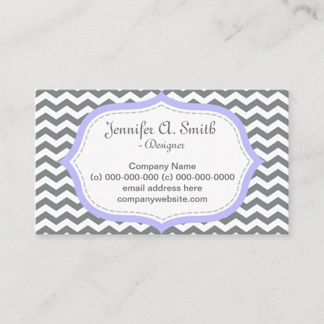 Guay, elegantes y modernas tarjetas de visita de c (Anverso)