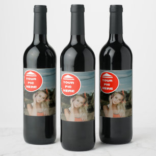 ¡Guay! Etiquetas de botellas de vino - Personaliza