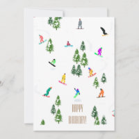 Guay Freeride Snowboarders Feliz cumpleaños
