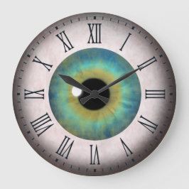 Guay Fun Blue Eye Eyeball Romano Gran Reloj redond