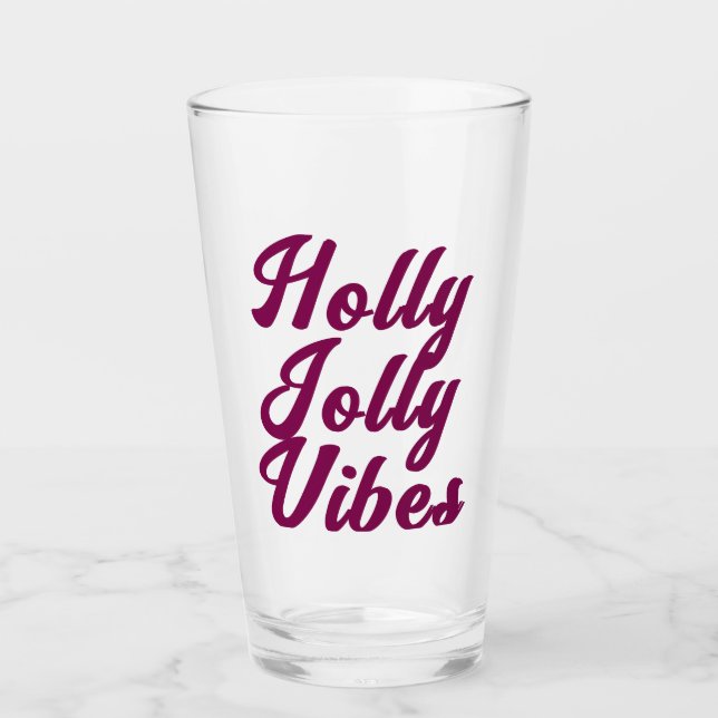 Guay Funny Stylish Modern Feliz Navidad cerveza (Anverso)