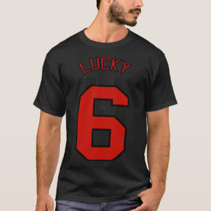 Guay Ganando el número afortunado seis camiseta c