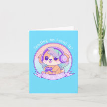 Guay Kawaii Gamer Chica perro quiere cumpleaños en
