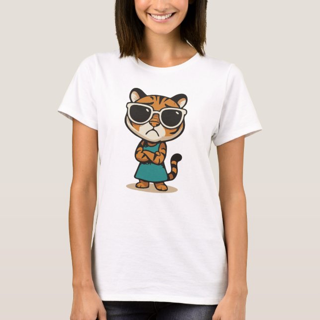 Guay Lady Tiger con camiseta de sombras (Anverso)