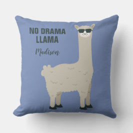 Guay Llama nombre personalizado y almohadas de lan