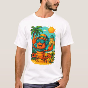 Guay Lobster Vibes - Graciosa camiseta de verano s