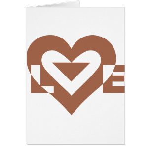 Guay Love Graphic, Mocha Brown