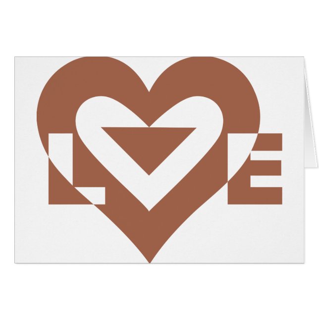 Guay Love Graphic, Mocha Brown (Anverso (Horizontal))