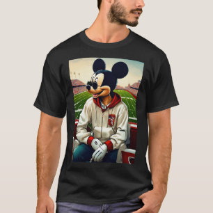 "Guay Mickey en camiseta gráfica de Hoodie & Shade