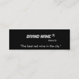 Guay, modernas tarjetas de publicidad de marca.