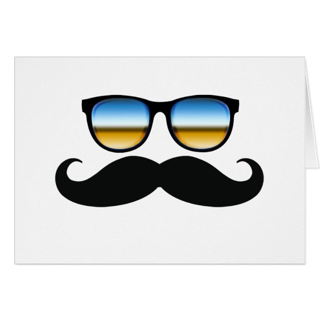 Guay Mustache bajo sombras (Anverso (Horizontal))