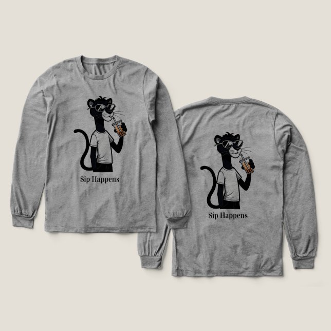 Guay Panther Graphic Tee - Graciosa Camisa De Té D (Diseño frontal y trasero)
