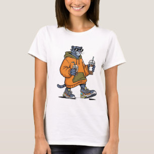 Guay Panther Graphic Tee - Graciosa Camisa De Té D