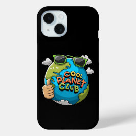 Guay Planet Club Eco iPhone 15 Funda Funny Earth