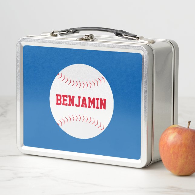 Guay Red Baseball Lunch Box (In situ)
