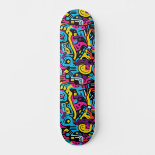 Guay Resumen de Urban Street Art Wide Skateboard