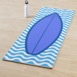 Guay Royal Blue Waves Surfing Yoga Mat