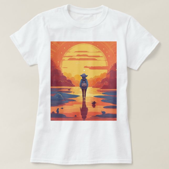 "Guay sin esfuerzo: camiseta gráfica de moda" (Diseño del anverso)