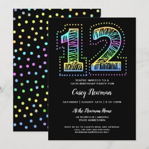 Guay sobre la invitación a la fiesta de cumpleaños