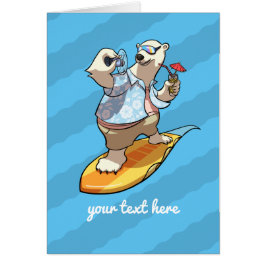 Guay Surfing Polar Bear con Personalizado de cócte