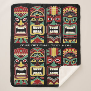 Guay Tiki Totems personalizado mantas de flote de
