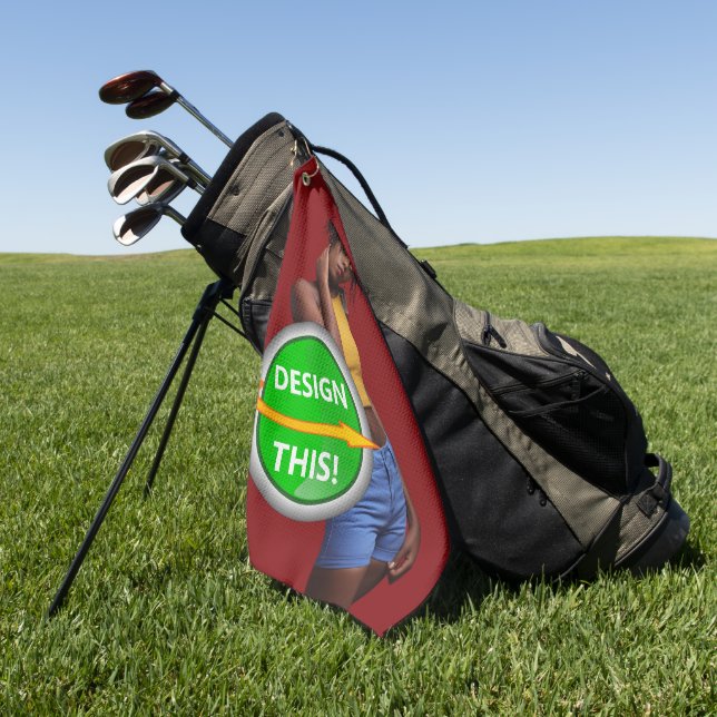 ¡Guay! Toalla de golf - Personalizado (Verde)