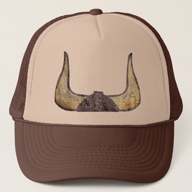 Guay Viking Viking Horns Hunter gorra de diseño (Anverso)