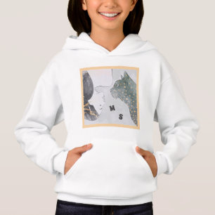 Guay Woman & Cat Black & White Gold