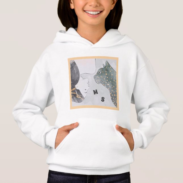 Guay Woman & Cat Black & White Gold (Anverso)