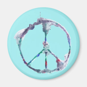 Guay y los imanes de signos de paz divertidos
