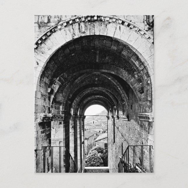 Gubbio, Italia, postal Palazzo (Anverso)