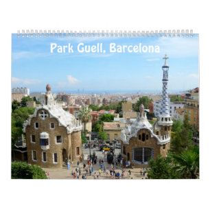 Güell de Parque de 12 meses, Calendario fotográf
